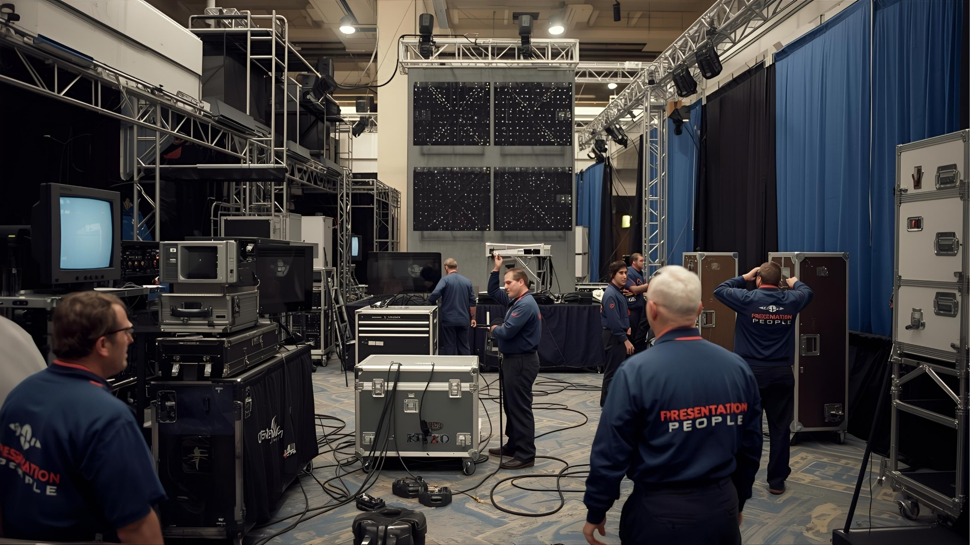 AV rental services for events in 2003