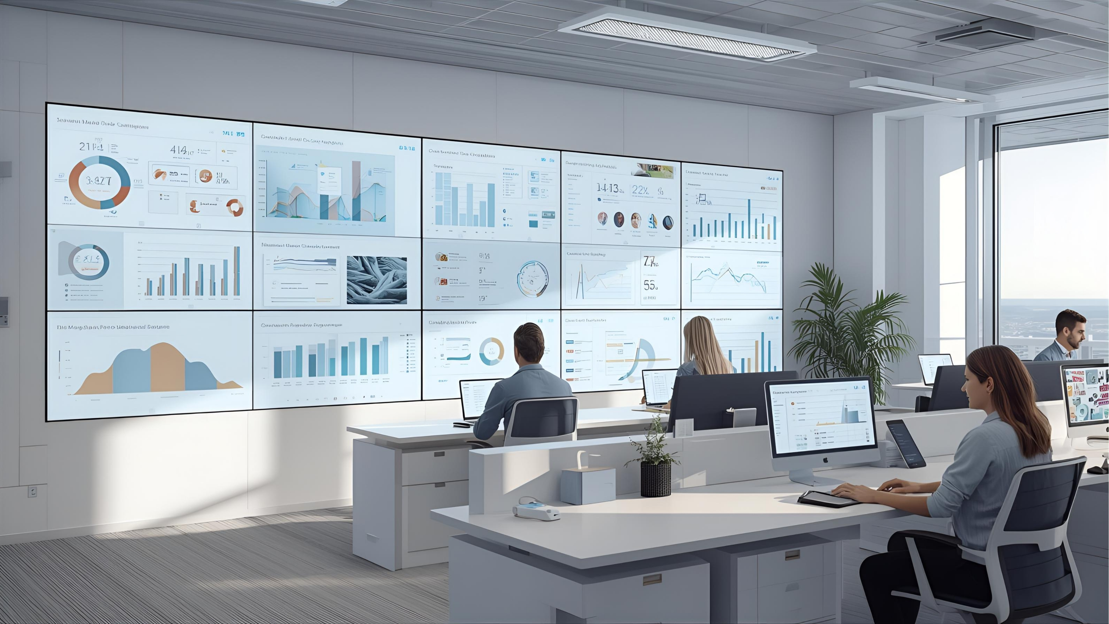 Retail operations center with dashboards and alerting