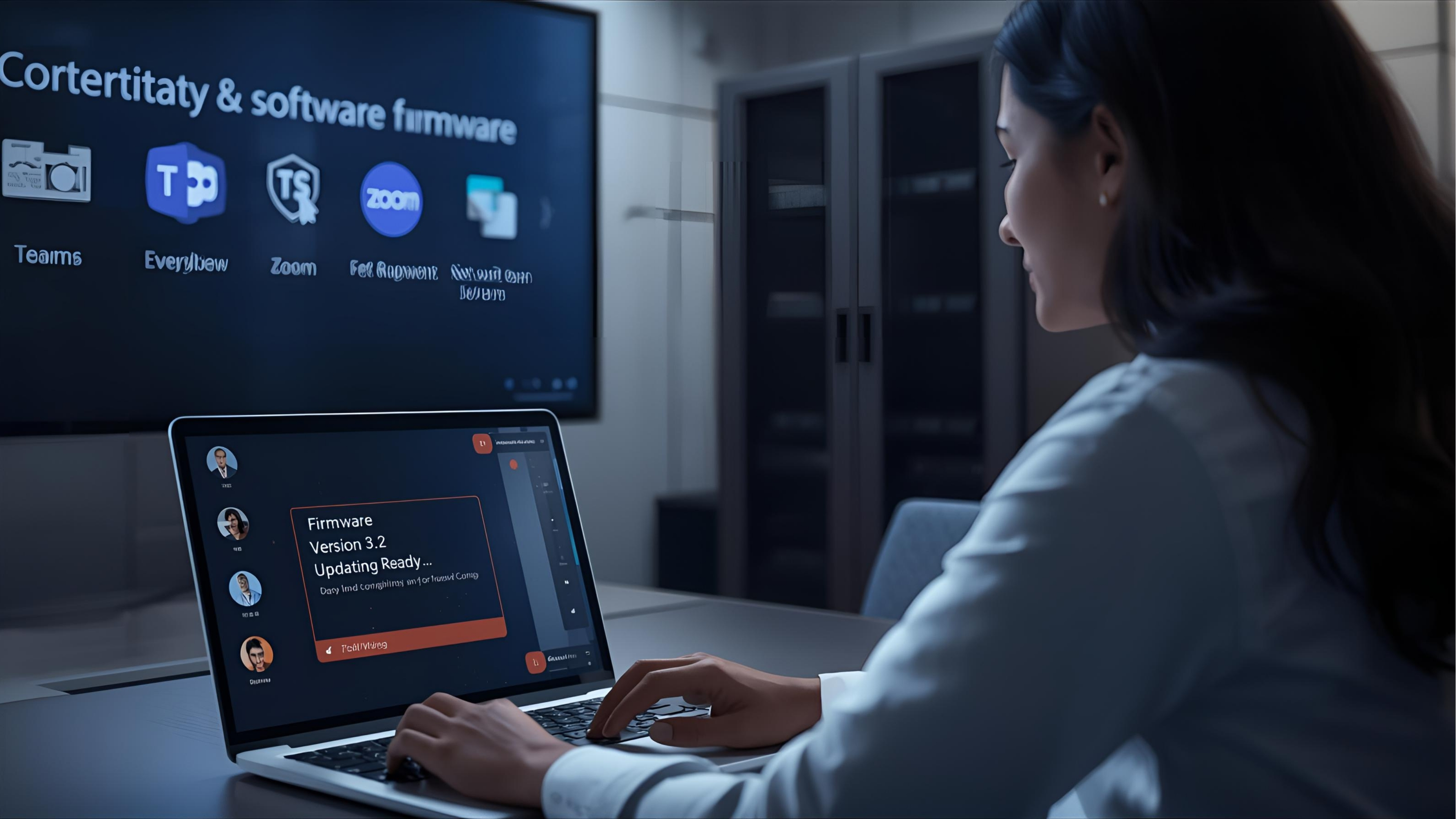 Device firmware and software update workflow