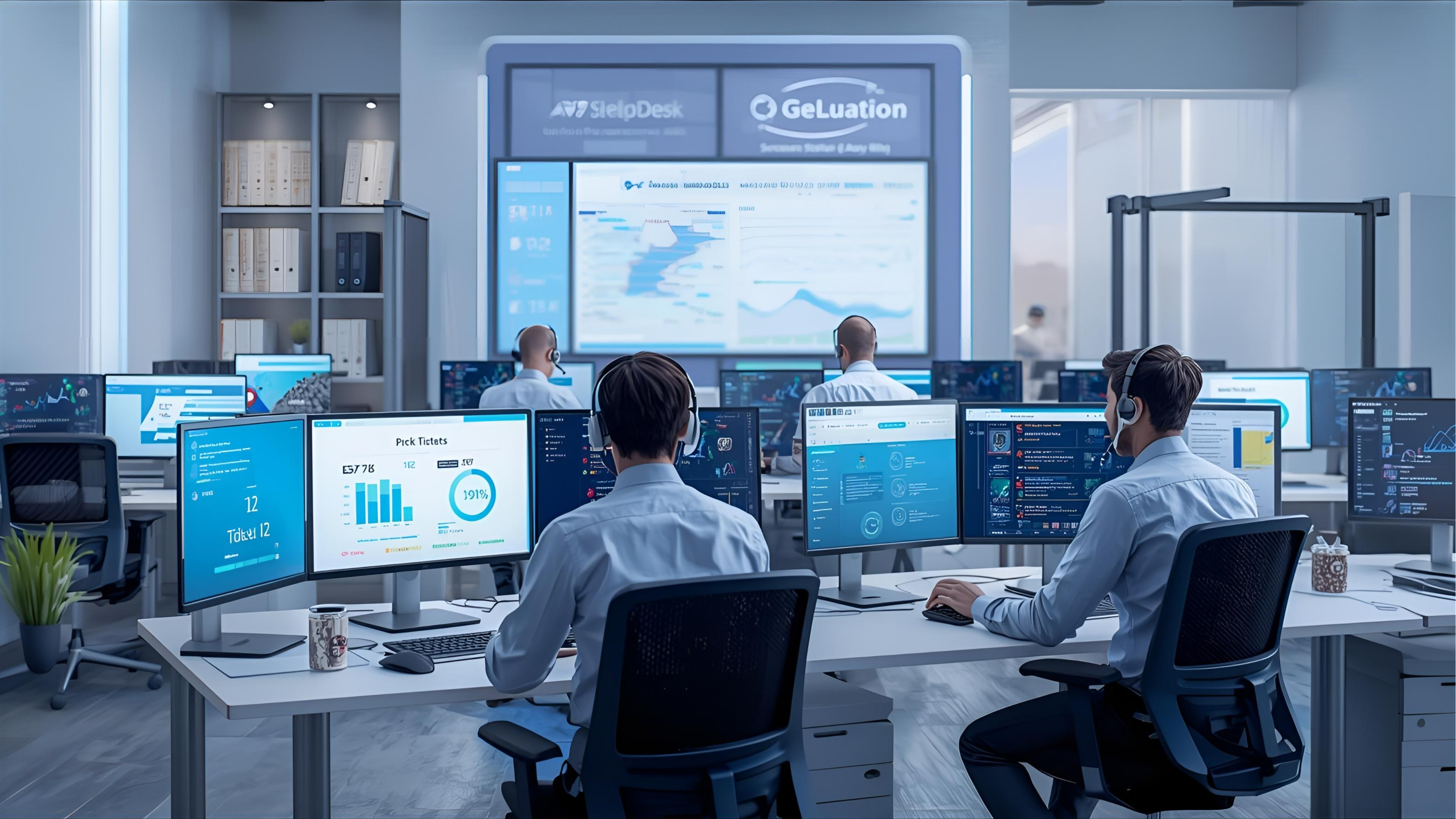 Helpdesk operations with defined response and resolution SLAs