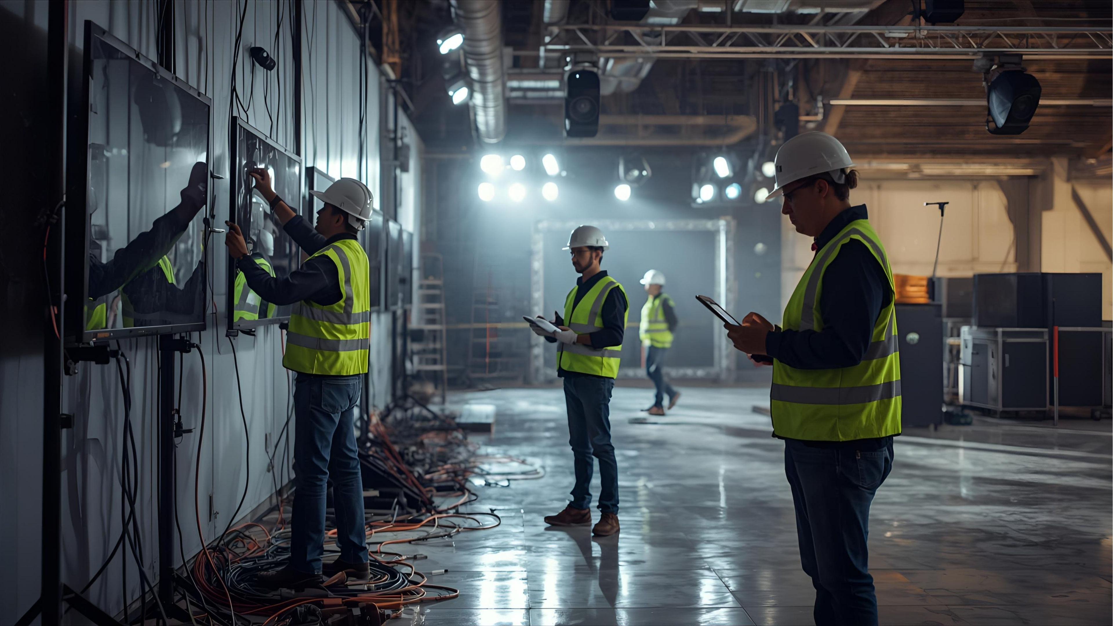 Onsite supervision with quality assurance checks