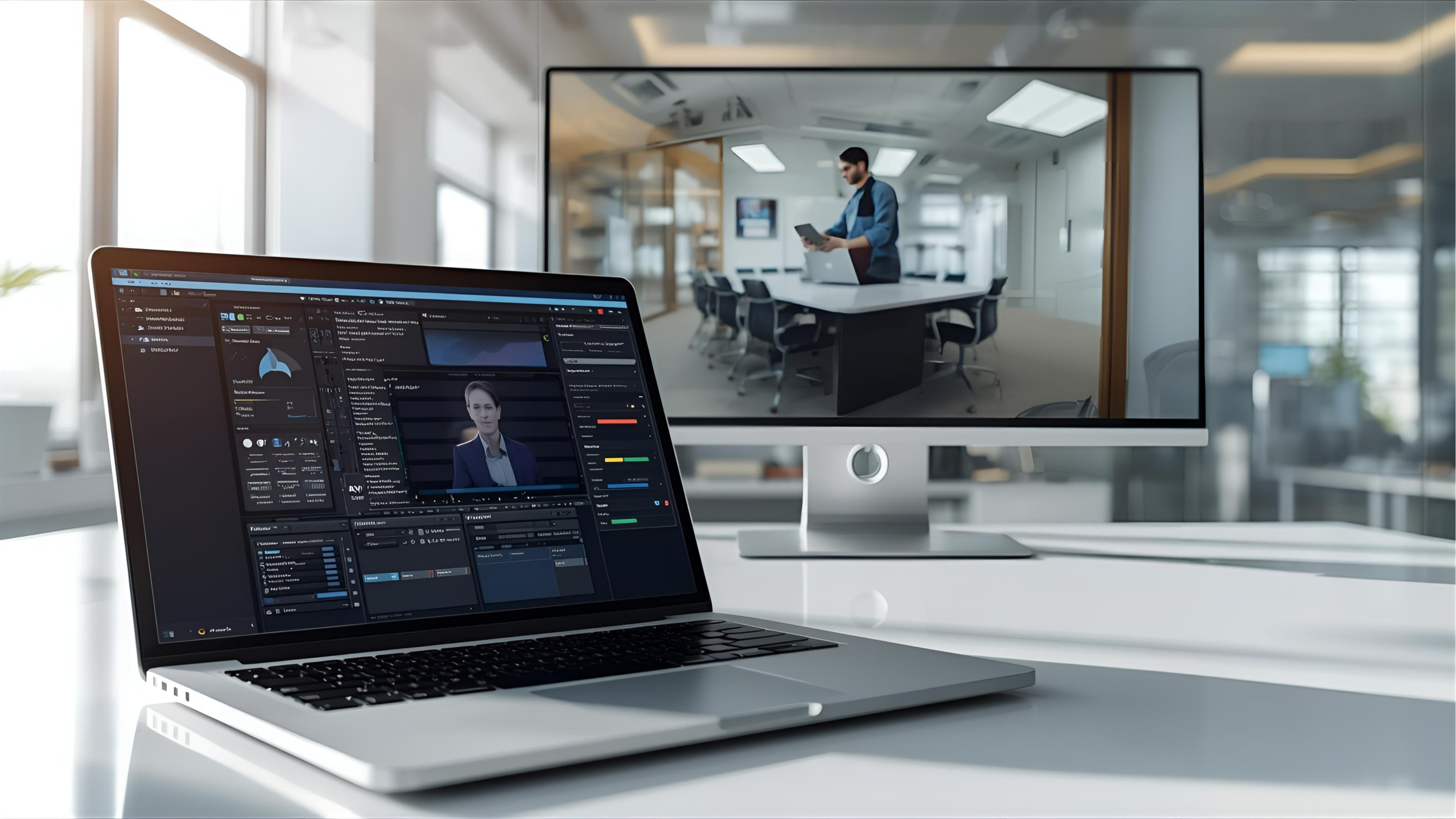 Remote access screen for AV configuration and troubleshooting