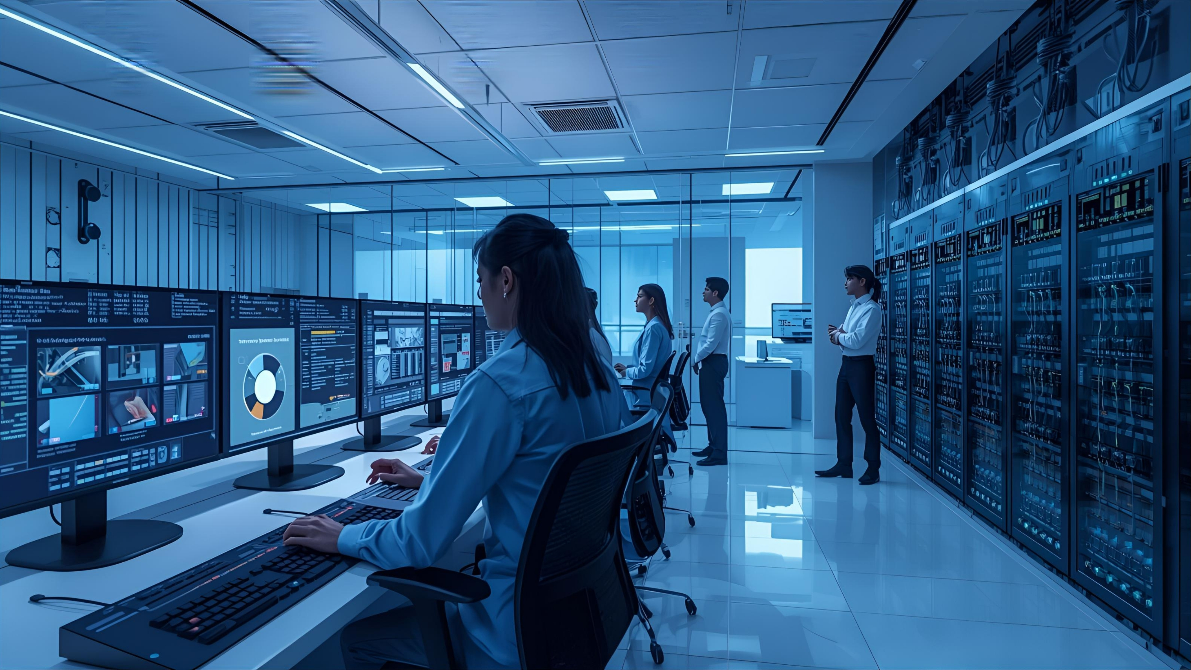 AV testing and commissioning in a conference room