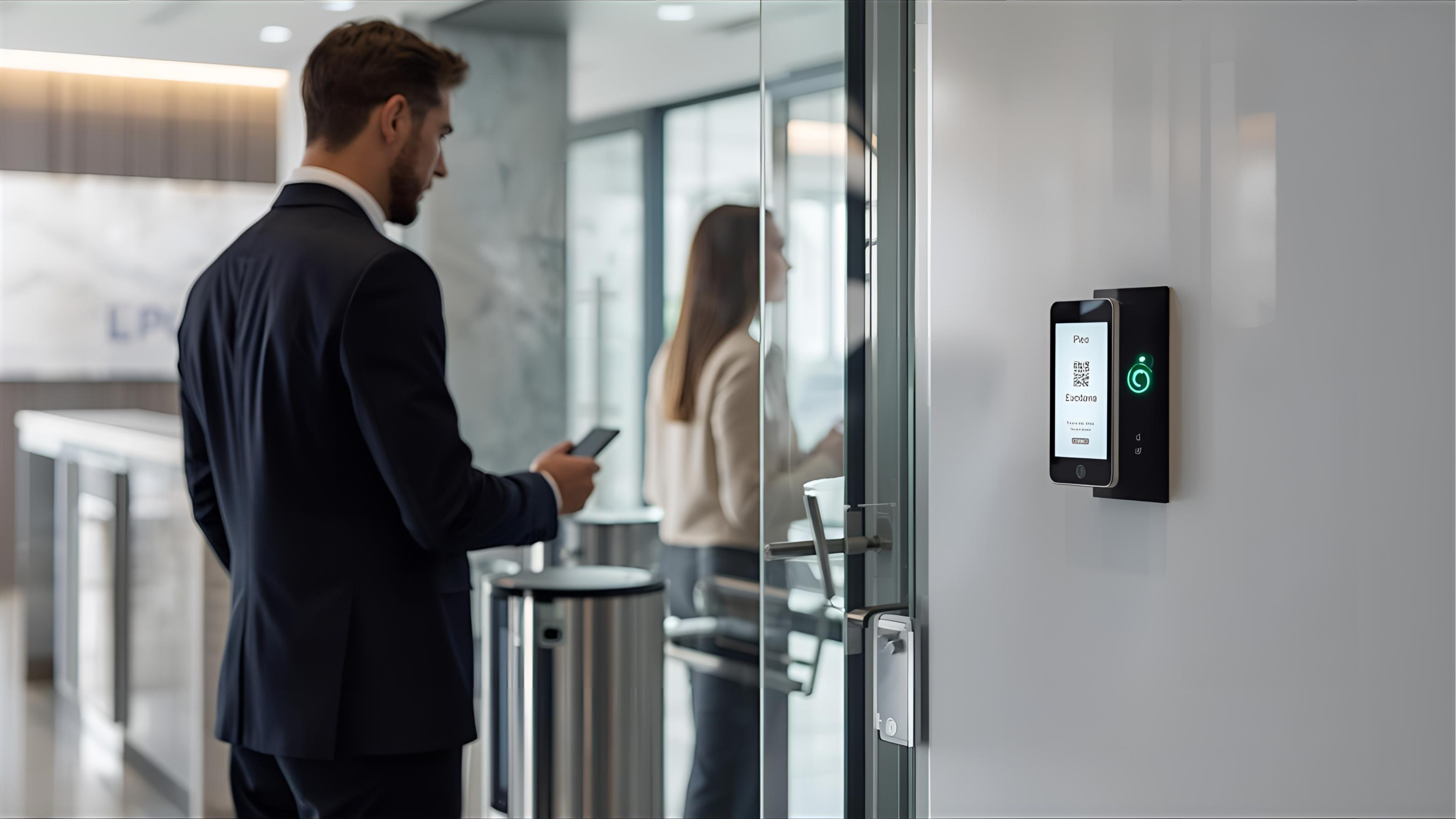 Access control panels with mobile, badge, and QR credentials