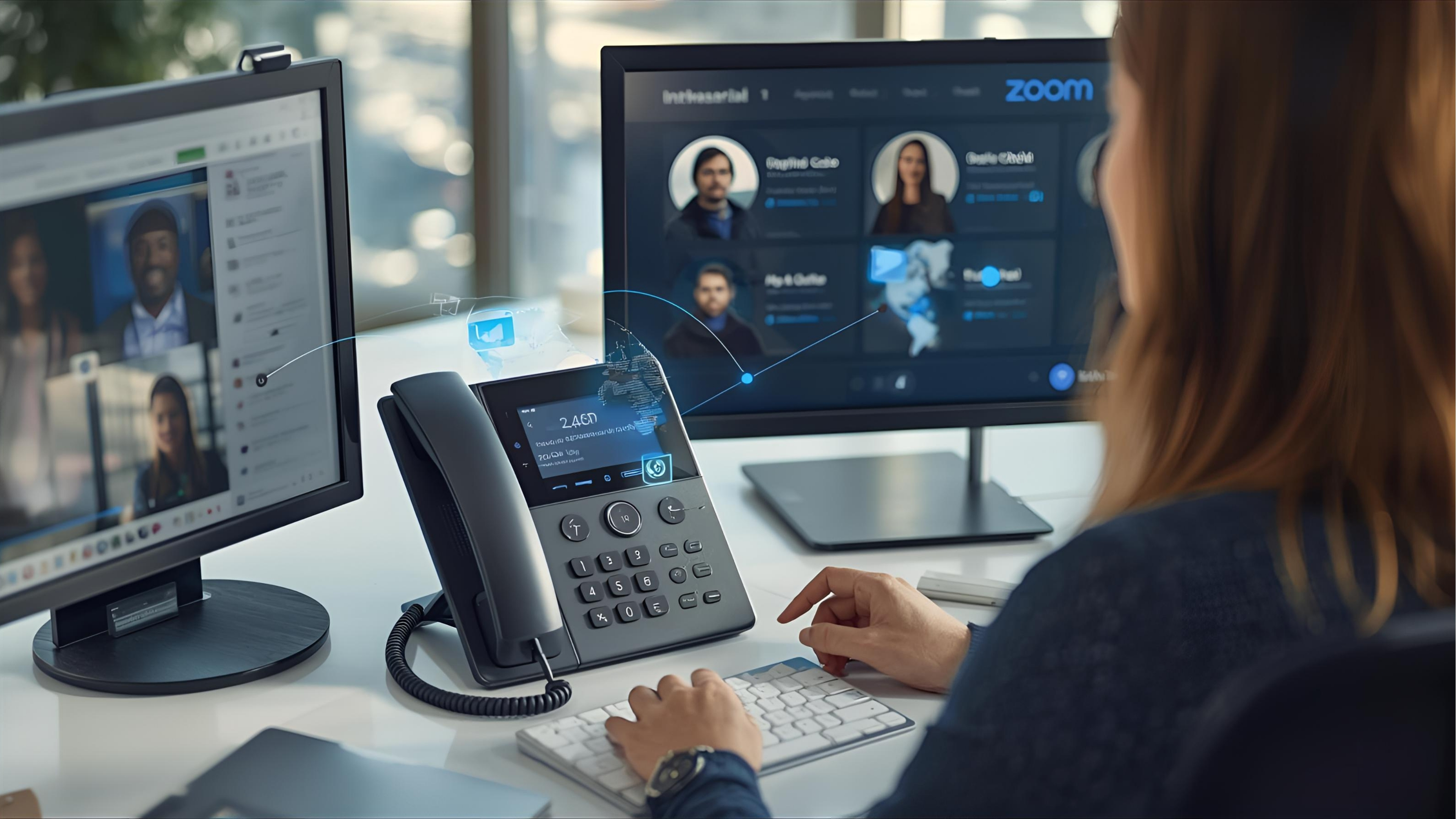 Zoom Phone global calling with PSTN, IVR, and call queues